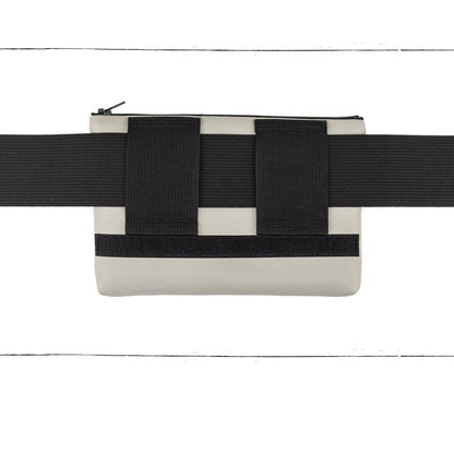 Base - 8" BananaSplit Greige (Sac banane mince) - Kassiopeia par la Bohème - Sac à main interchangeable fait au Québec