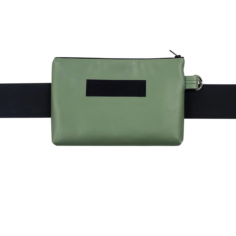 Base - 8" BananaSplit Kaki (Sac banane mince) Précommande - Kassiopeia par la Bohème - Sac à main interchangeable fait au Québec