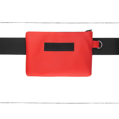 Base - 8" BananaSplit Rouge (Sac banane mince) Précommande - Kassiopeia par la Bohème - Sac à main interchangeable fait au Québec