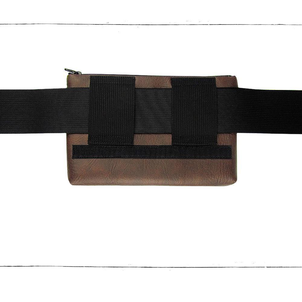 Base - 8" BananaSplit Chocolat (Sac banane mince) Précommande - Kassiopeia par la Bohème - Sac à main interchangeable fait au Québec