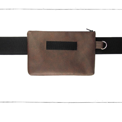 Base - 8" BananaSplit Chocolat (Sac banane mince) Précommande - Kassiopeia par la Bohème - Sac à main interchangeable fait au Québec