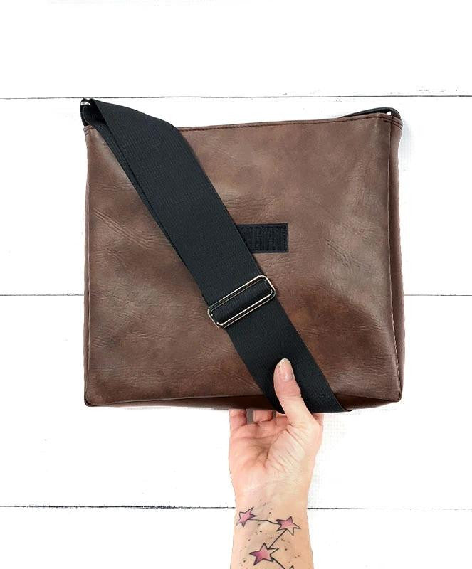 Base - 11" Petite Ourse Chocolat (Côtés chocolat) - Kassiopeia par la Bohème - Sac à main interchangeable fait au Québec