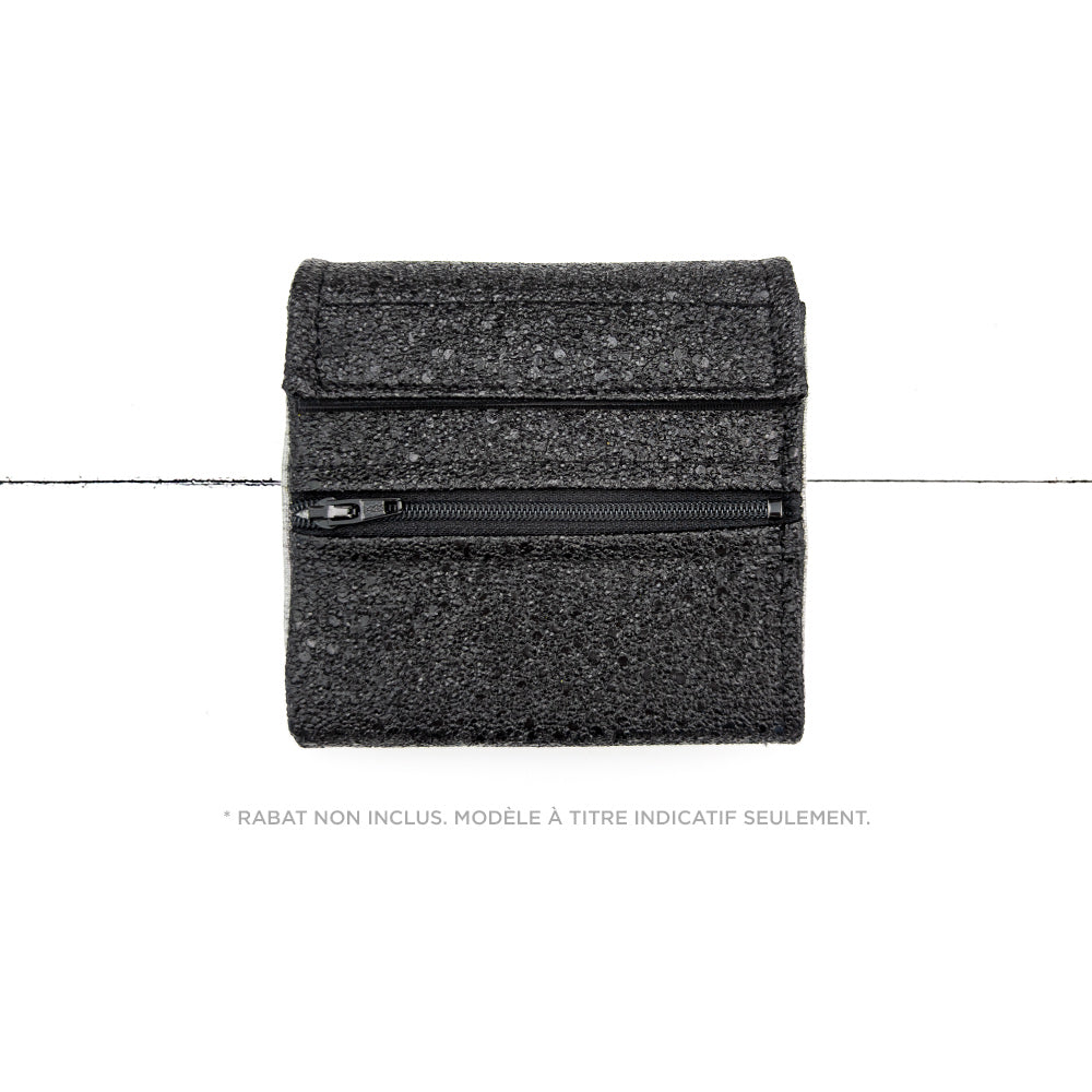 Base de mini portefeuille Paillettes noires