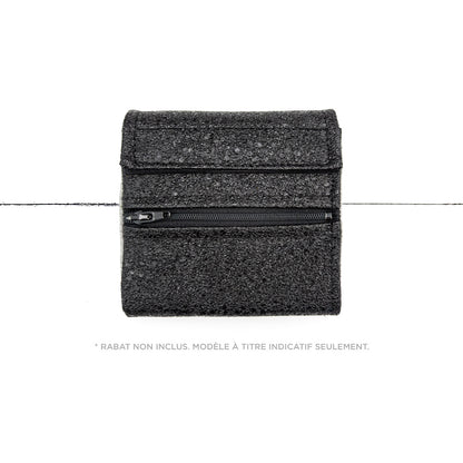 Base de mini portefeuille Paillettes noires