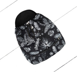 Pochette Coachella Plumes d'hiver