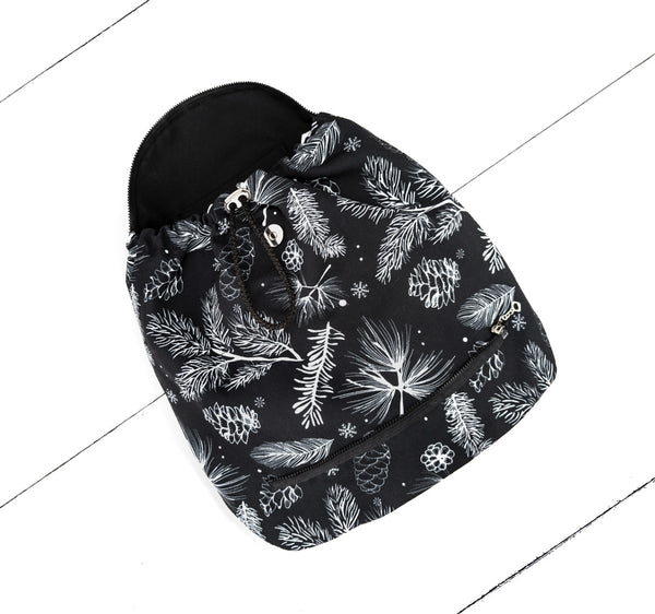 Pochette Coachella Plumes d'hiver