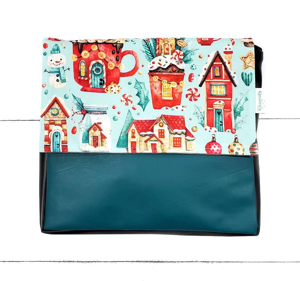 Rabat Confiseries de Noël 11" - Kassiopeia par la Bohème - Sac à main interchangeable fait au Québec