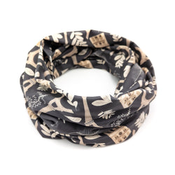 Foulard infinité Ville lumière (Charcoal)