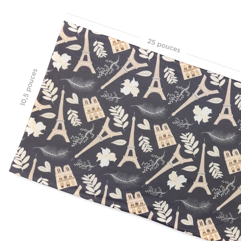 Foulard infinité Ville lumière (Charcoal)