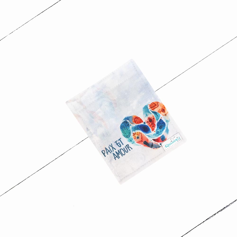 Mini rabat "Gratitude" pour portefeuille Kassiopeia par la bohème, un produit québécois