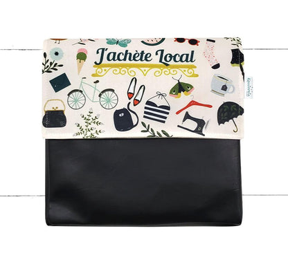 Rabat Achat local 8" - Kassiopeia par la Bohème - Sac à main interchangeable fait au Québec