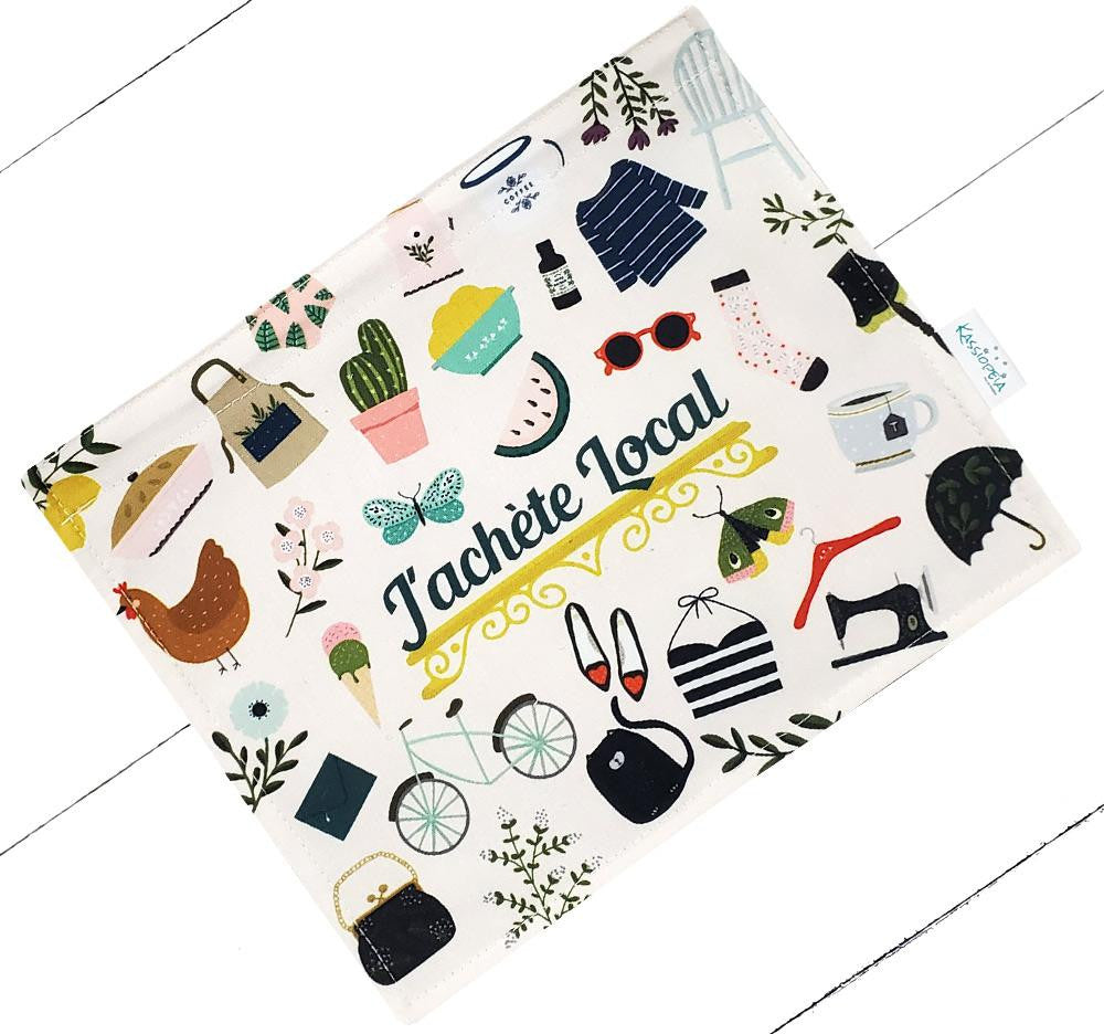 Rabat Achat local 8" - Kassiopeia par la Bohème - Sac à main interchangeable fait au Québec