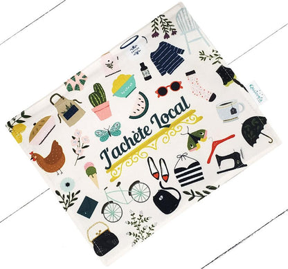 Rabat Achat local 8" - Kassiopeia par la Bohème - Sac à main interchangeable fait au Québec