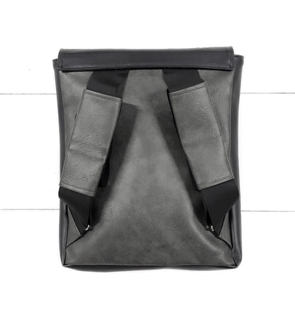 Base - 11" KangourouMOM Charcoal (Côtés Noirs) - Kassiopeia par la Bohème - Sac à main interchangeable fait au Québec