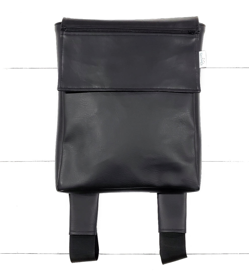 Base - 11" KangourouMOM Noir - Kassiopeia par la Bohème - Sac à main interchangeable fait au Québec