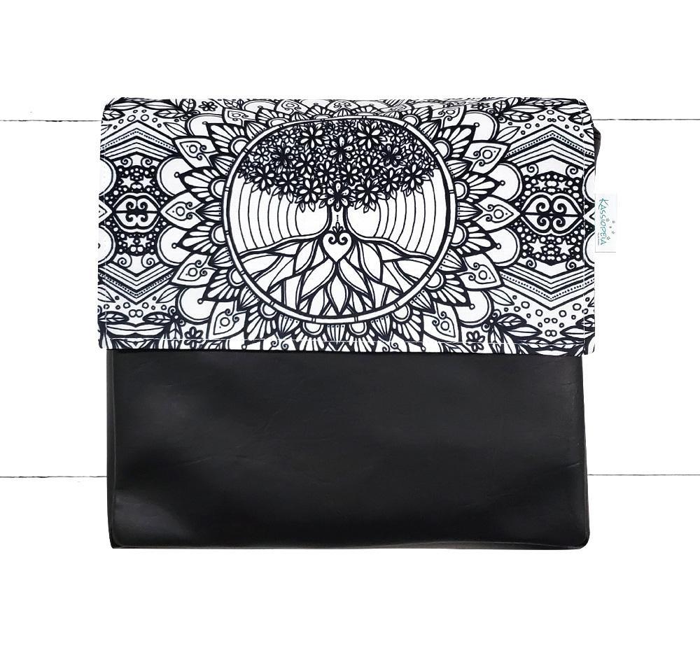 Rabat Arbre de vie Joëlle 11" - Kassiopeia par la Bohème - Sac à main interchangeable fait au Québec