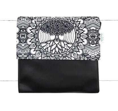 Rabat Arbre de vie Joëlle 11" - Kassiopeia par la Bohème - Sac à main interchangeable fait au Québec
