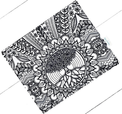 Rabat Arbre de vie Joëlle 8" - Kassiopeia par la Bohème - Sac à main interchangeable fait au Québec