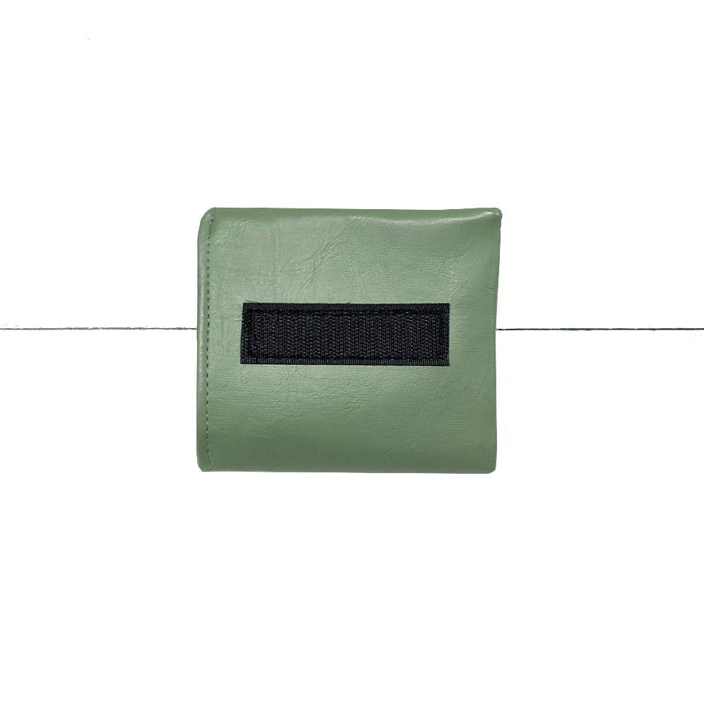 Base de mini portefeuille Kaki - Kassiopeia par la Bohème - Sac à main interchangeable fait au Québec