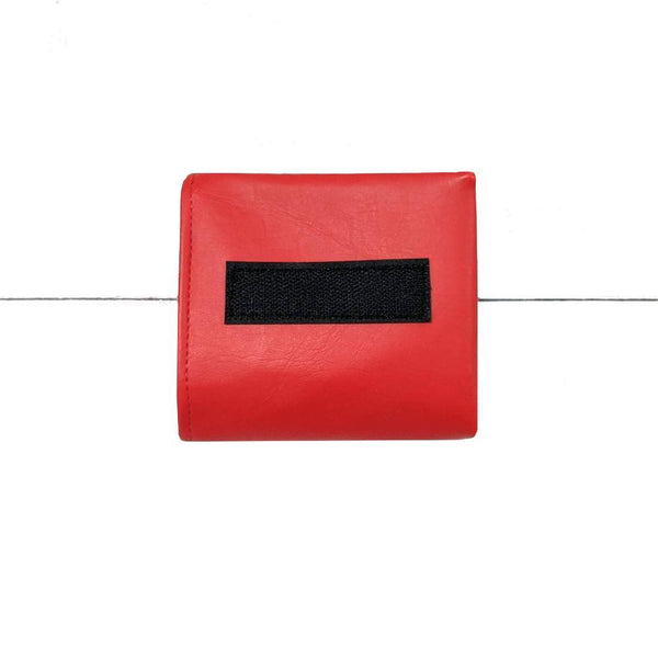 Base de mini portefeuille Rouge - Kassiopeia par la Bohème - Sac à main interchangeable fait au Québec