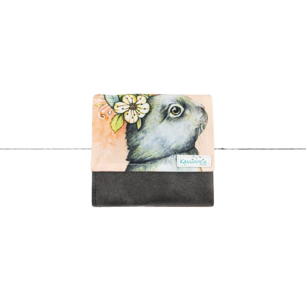 Rabat de Portefeuille Lapin Fleuri