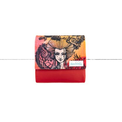 Rabat de Portefeuille Femme de feu