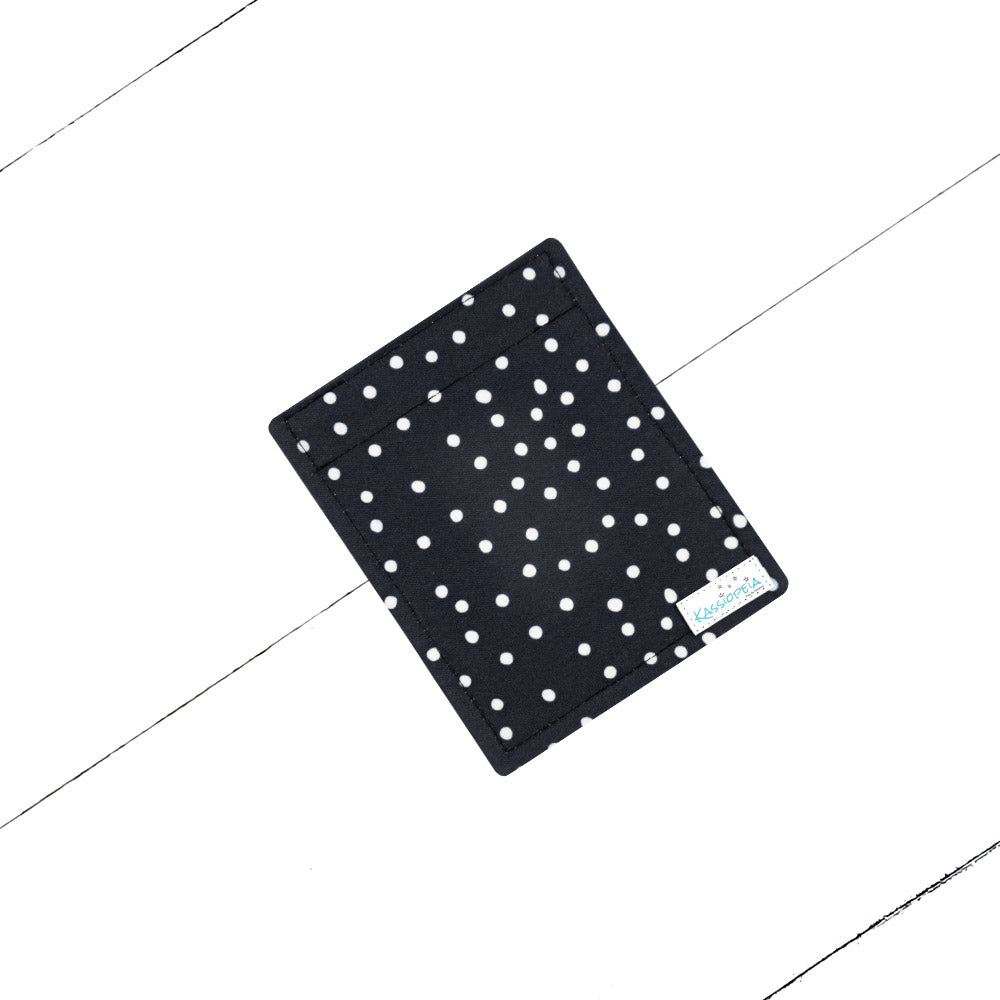 Mini rabat de Portefeuille à pois - Kassiopeia par la Bohème - Sac à main interchangeable fait au Québec