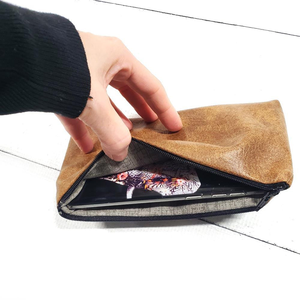 MobilOurse Paillette dorées/rosées - Kassiopeia par la Bohème - Sac à main interchangeable fait au Québec