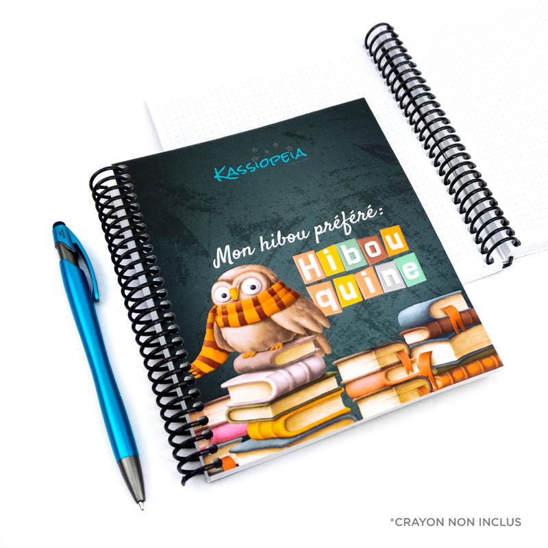 Petit carnet de notes Hibouquine