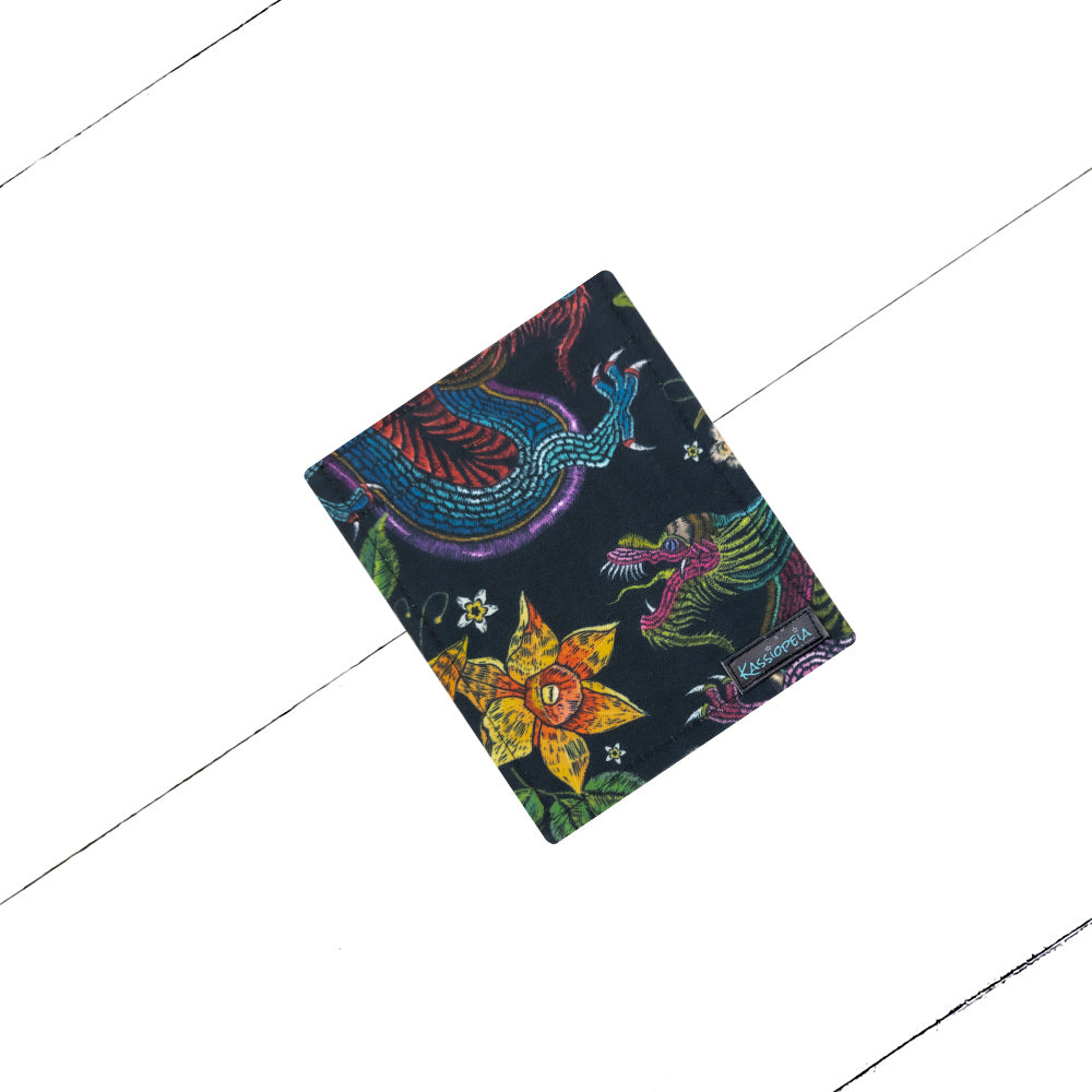 Rabat de Portefeuille Dragon floral