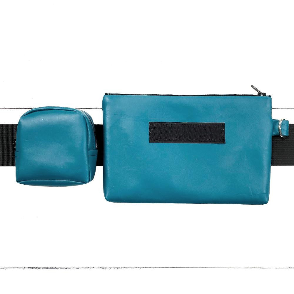 Porte-sous Turquoise - Kassiopeia par la Bohème - Sac à main interchangeable fait au Québec