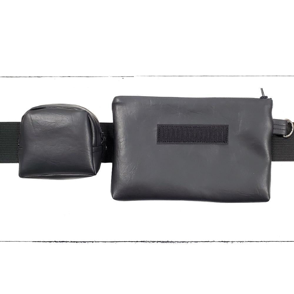 Porte-sous Noir - Kassiopeia par la Bohème - Sac à main interchangeable fait au Québec