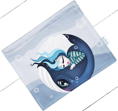 Rabat Vents Marins 8" - Kassiopeia par la Bohème - Sac à main interchangeable fait au Québec