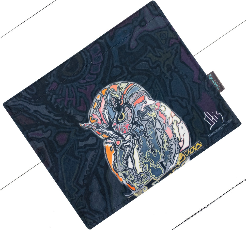 Rabat Ma Chouette 15" - Kassiopeia par la Bohème - Sac à main interchangeable fait au Québec