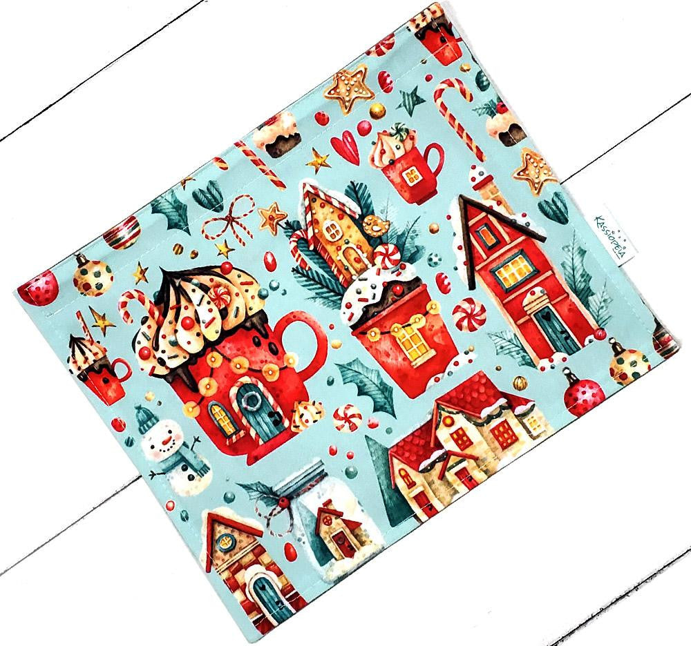 Rabat Confiseries de Noël 11" - Kassiopeia par la Bohème - Sac à main interchangeable fait au Québec