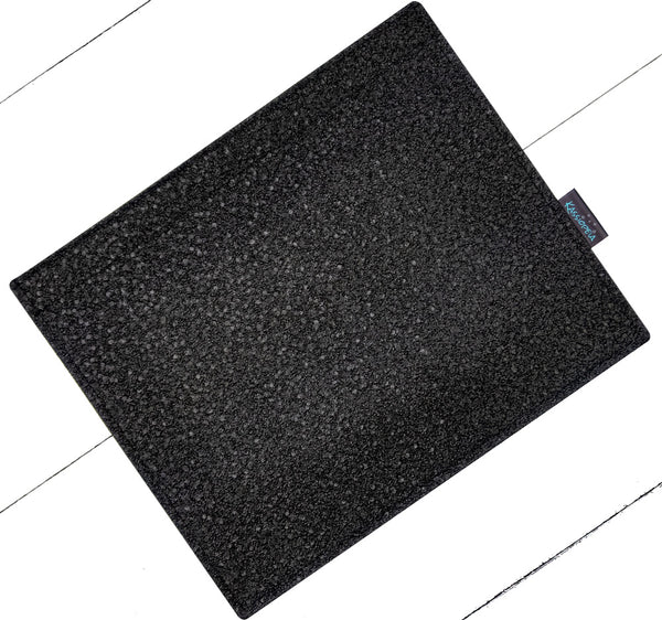 Rabat Paillettes noires 17"