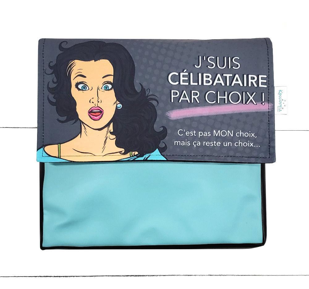 Rabat Célibataire 11" - Kassiopeia par la Bohème - Sac à main interchangeable fait au Québec