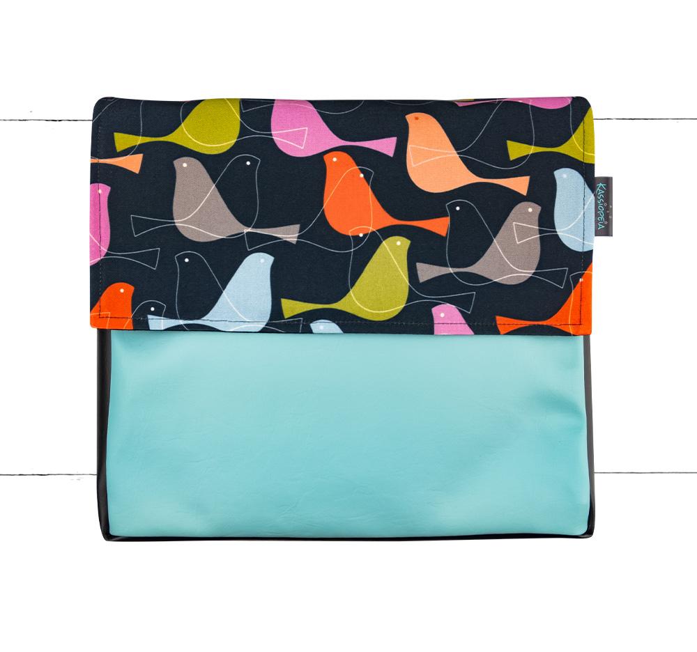 Rabat 8" interchangeable "Birds pour les sacs Kassiopeia par la bohème, un produit du Québec