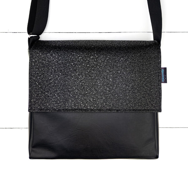 Rabat Paillettes noires 8"