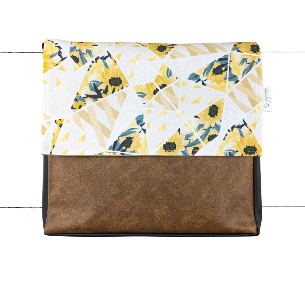 Rabat 11" interchangeable "Patchwork floral" pour les sacs Kassiopeia par la bohème, un produit du Québec