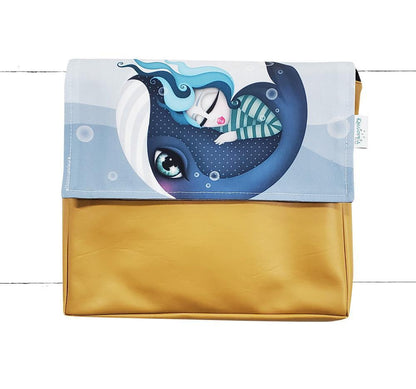 Rabat Vents Marins 11" - Kassiopeia par la Bohème - Sac à main interchangeable fait au Québec
