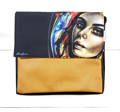 Rabat Boussole 11" - Kassiopeia par la Bohème - Sac à main interchangeable fait au Québec