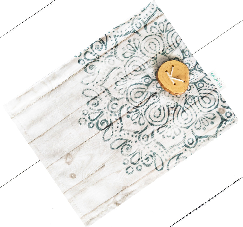 Rabat Woodalite 8" - Kassiopeia par la Bohème - Sac à main interchangeable fait au Québec